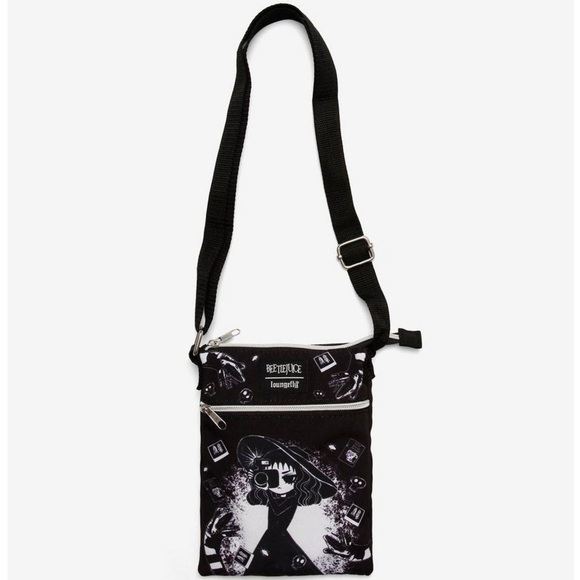 Loungefly Handbags - RARE Loungefly Beetlejuice Lydia Passport Crossbody Bag
